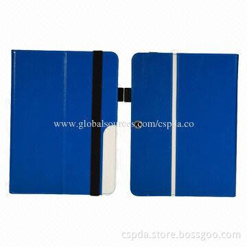 Folio PU Stand Cases for Samsung Galaxy 4, 10.1-inch with Card Slots